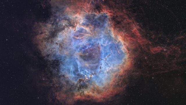 Nebulosa Rosetta regione di formazione stellare