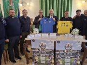 Presentazione partita benefica di calcio “vecchie glorie” Italia vs Brasile a Corato