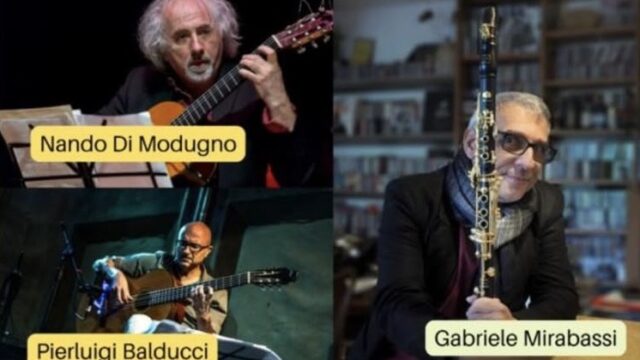 Jazz in masseria a Torre di Nebbia con Gabriele Mirabassi Trio e il concerto Gli Amori Sospesi