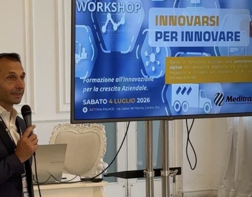 Meditrans investe nel futuro e lancia a Corato il workshop “Innovarsi per Innovare” Meditrans investe nel futuro e lancia a Corato il workshop “Innovarsi per Innovare”