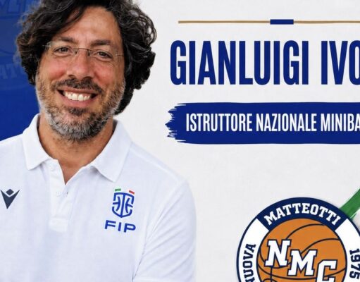 Un grande innesto per il minibasket NMC: arriva Gianluigi Ivona