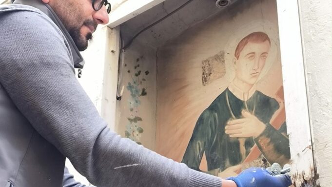 Giubileo Gerardino: torna a nuova vita l’edicola votiva di San Gerardo Maiella